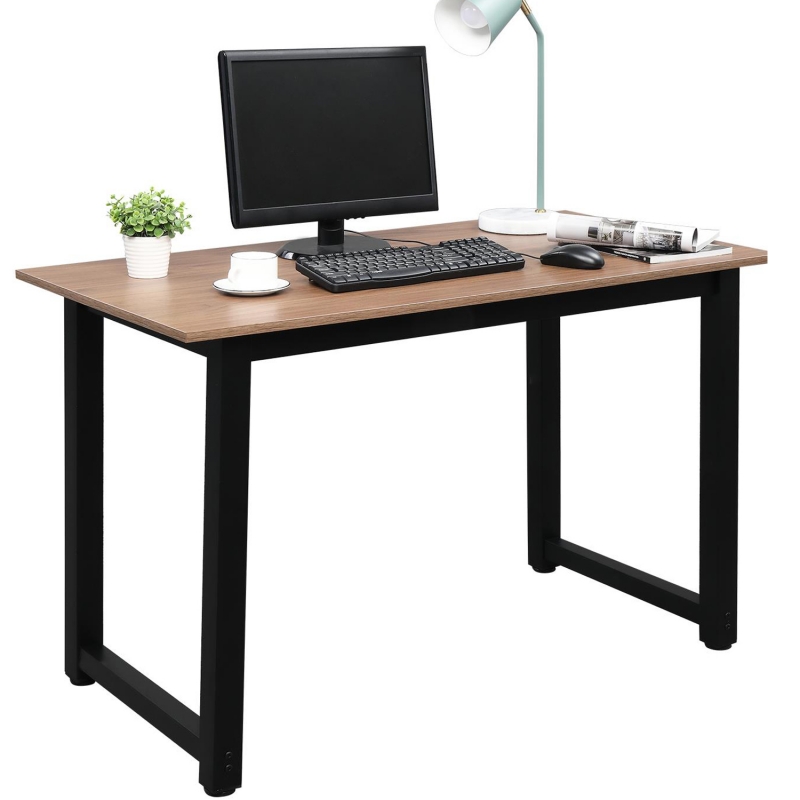 Ktaxon Computer Desk 47” Modern Sturdy Office Desk Game Snall Table PC ...