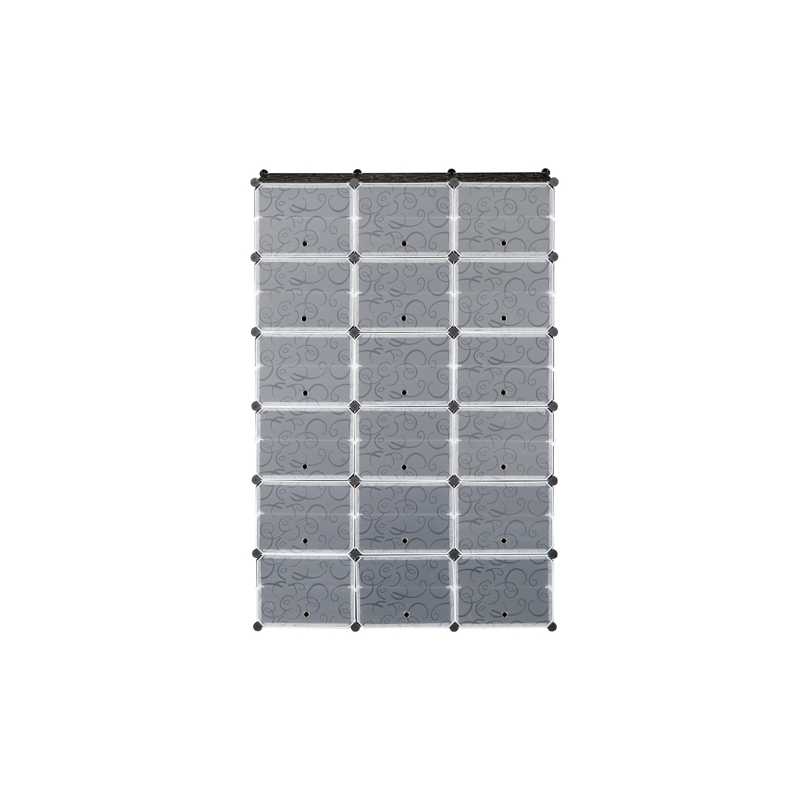 Ktaxon 36 Cube 72 Pair Modular Plastic Shoe Rack Organizer Cabinet