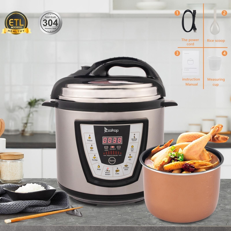 Moosoo pressure hot sale cooker instructions