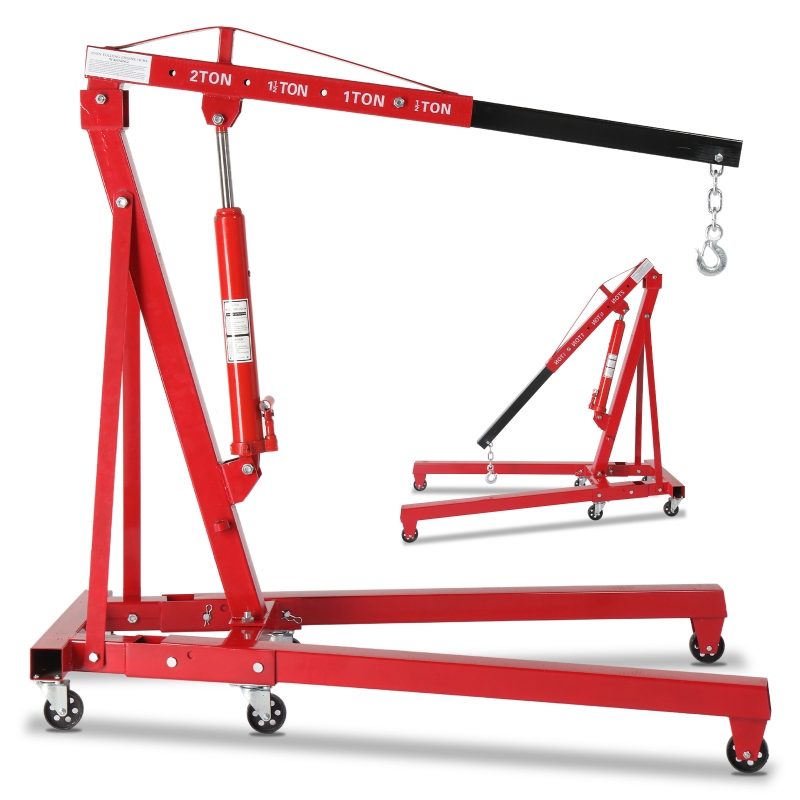 Ktaxon 2 Ton Engine Motor Hoist Cherry Picker Shop Crane
