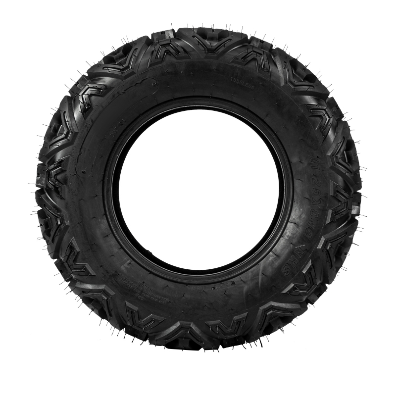 SunF Power I A033 ATV Tires - 25x8-12 & 25x10-12 6-PR Bundle Set (2 Tires)