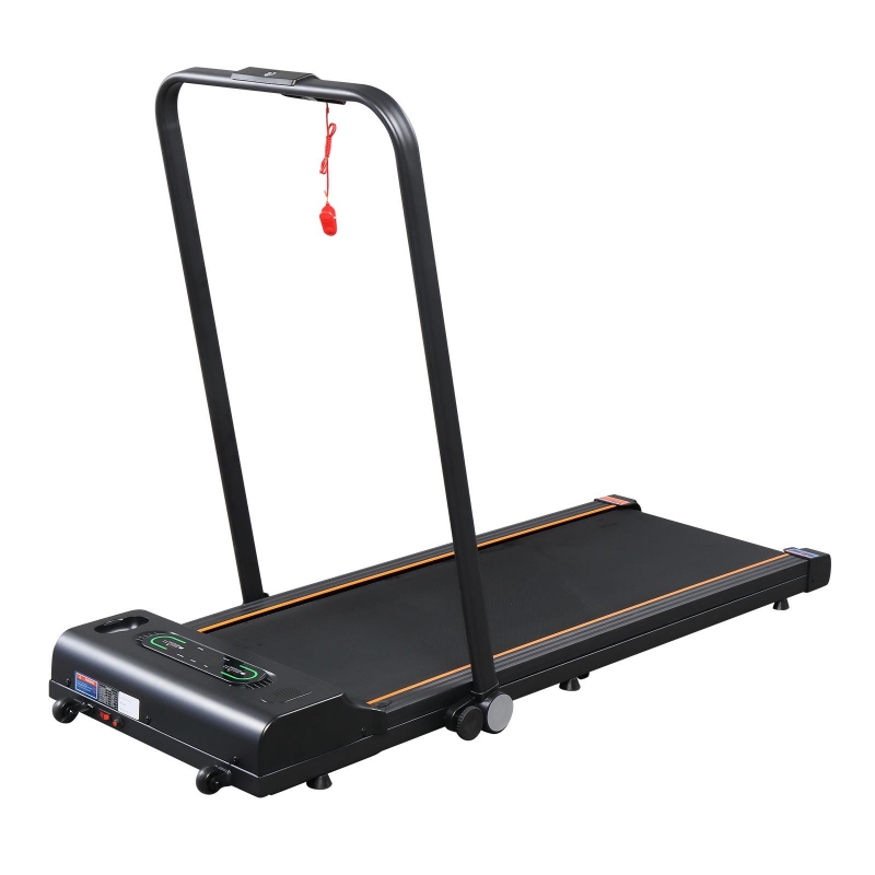Flat electric treadmill outlet