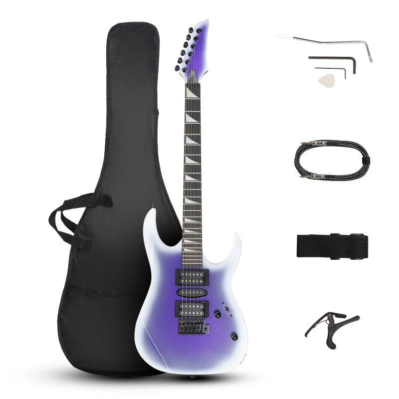 Ktaxon 39in Electric Guitar Beginner Kit w/ HSH Pickups, Bag