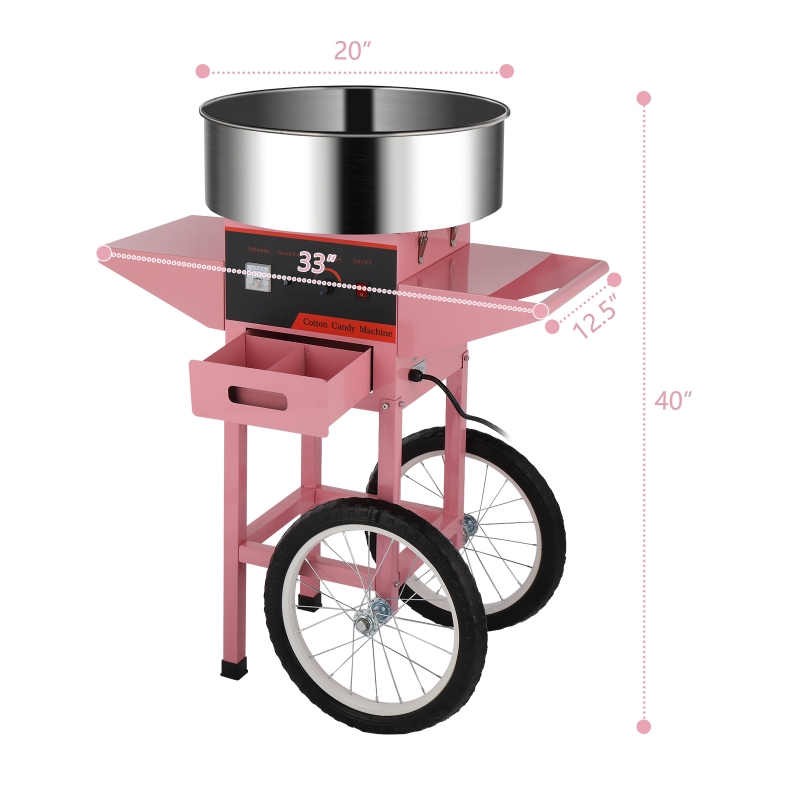 Ktaxon Cotton Candy Machine 21 Inch, Electric Cotton Candy Maker ...
