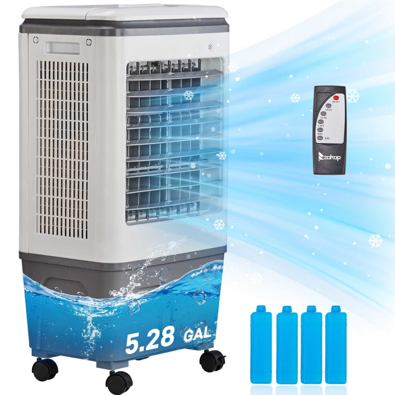 Ktaxon 70L Portable Evaporative Air Cooler AC Fan 18.49 Gallon Indoor