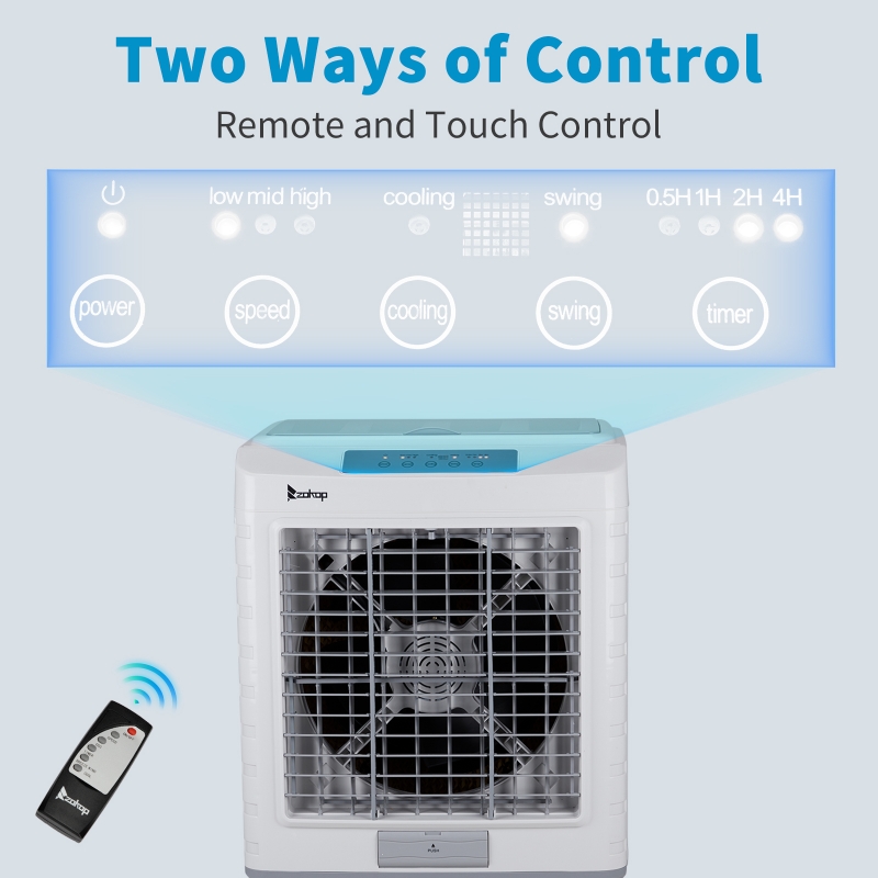 Ktaxon 50L Portable Evaporative Air Cooler AC Fan 13.2 Gallon Indoor