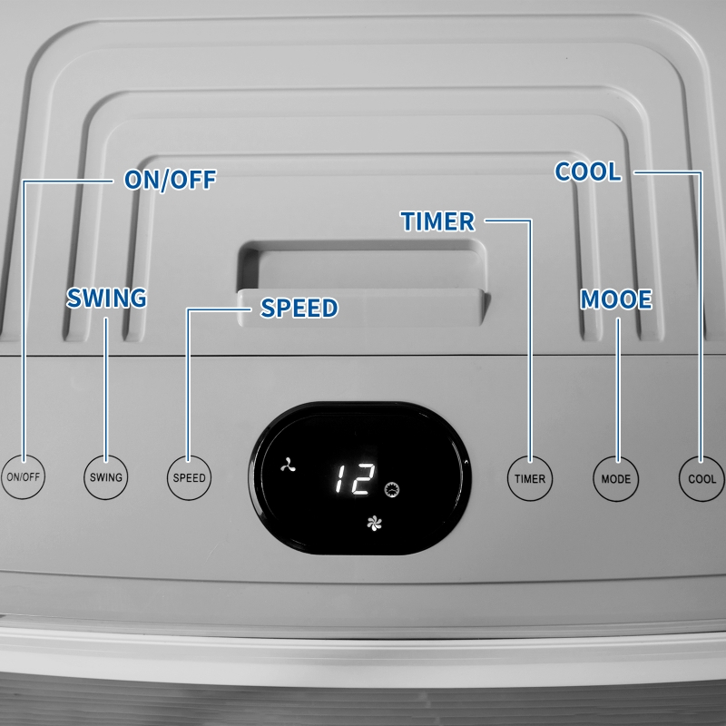 Ktaxon 40L Portable Evaporative Air Cooler AC Fan 10.57 Gallon Indoor
