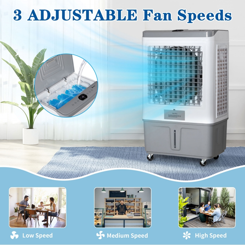 Ktaxon 30L Portable Evaporative Air Cooler AC Fan Indoor/Outdoor