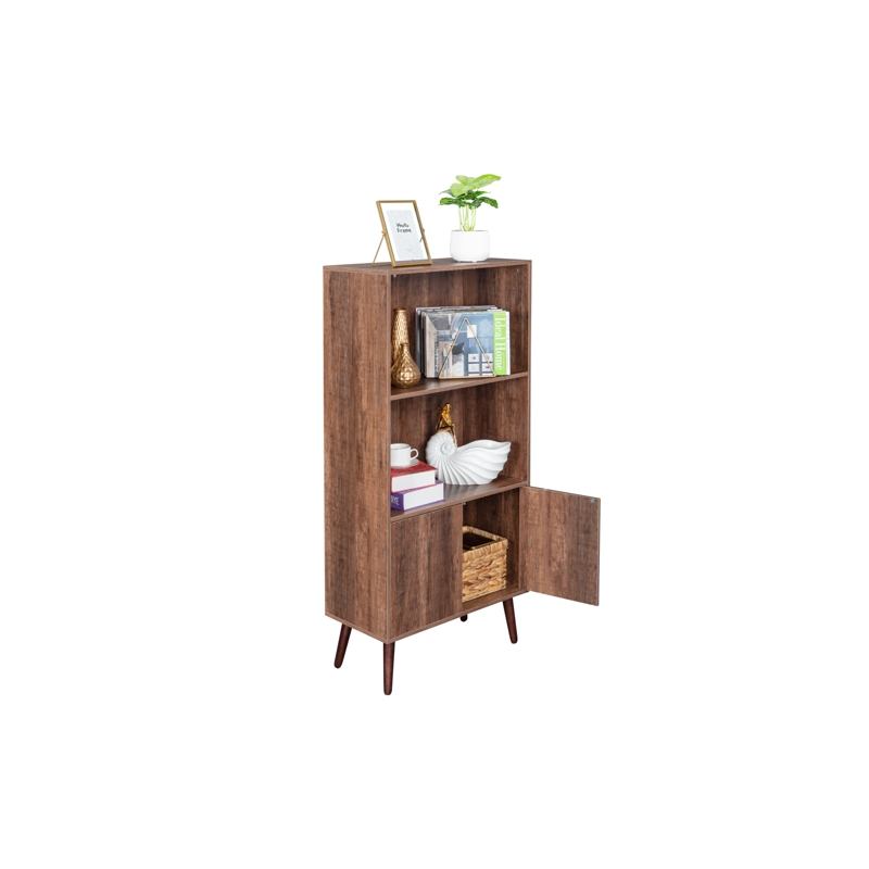 Ktaxon 2Tier Bookshelf, Floor Standing Display Rack 2 Open