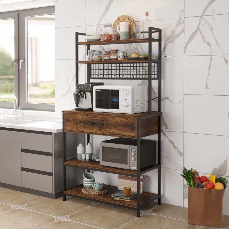 Tribesigns Kitchen Baker's Rack, 10-Tier Kitchen Utility Storage Shelf