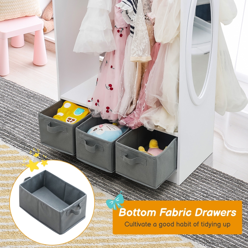 Ktaxon Plastic Storage Bins with 5 Drawers, Durable Plastic