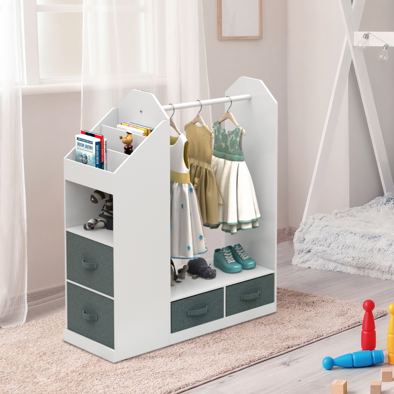 VIPZONE Baby Dresser, Kids Closet Organizers, Portable Kids Wardrobe for  Closet, Bedroom, Nursery, Cubby, Cabinet, Clothes, Dress, Baby Storage  Shelf