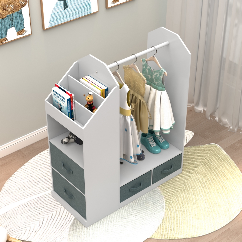 Ktaxon Kid s See and Store Dress up Center Kids Armoire Dresser
