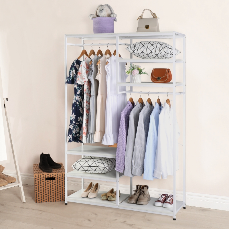 Standing clothes closet clearance