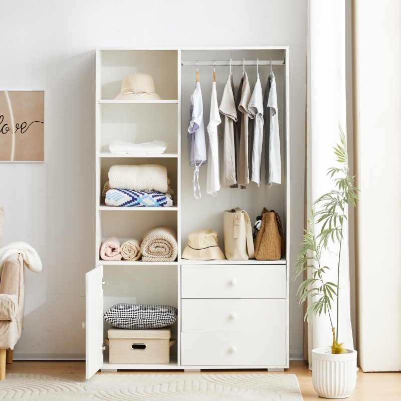 Coat shop wardrobe cabinet