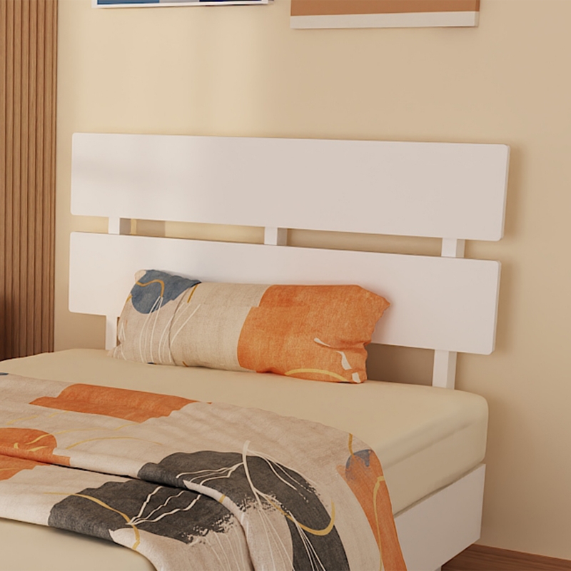 Ktaxon Twin Size Set of 2 Bed Frame with Double Slat Headboard