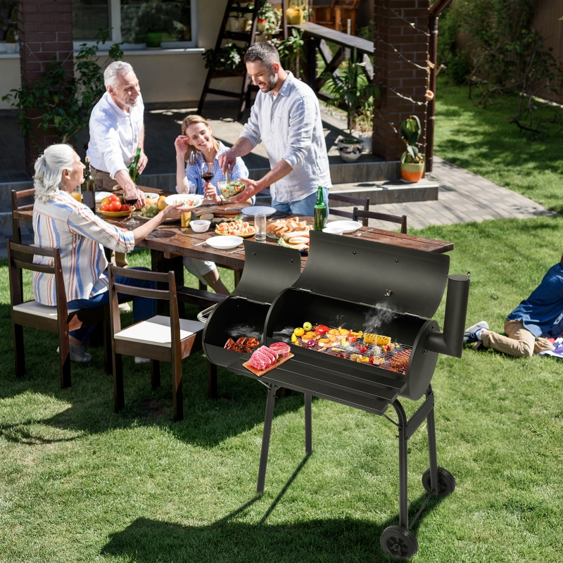Ktaxon Outdoor Charcoal BBQ Grill Meat Smoker for Patio Backyard Ktaxon Outdoor Charcoal BBQ Grill Meat Smoker for Patio Backyard