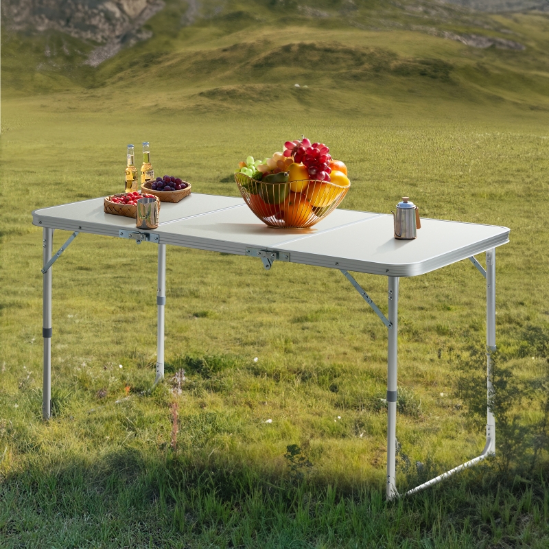 Ktaxon 4Ft Folding Table Portable In / Outdoor Camping Picnic
