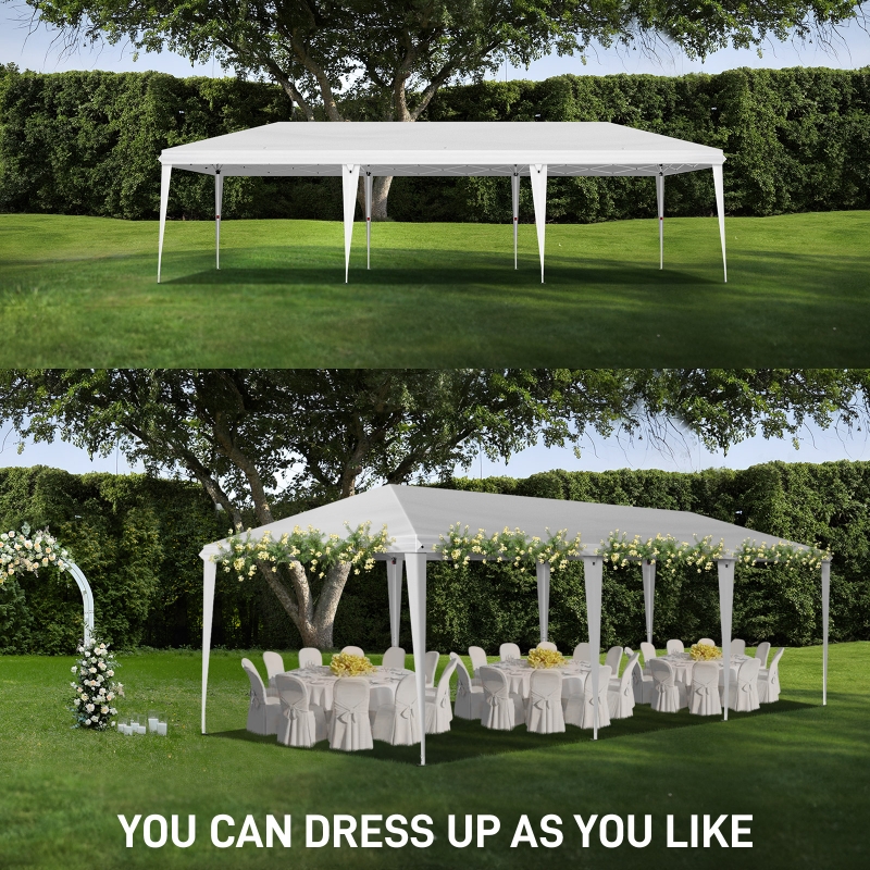 Ktaxon 10'X30' Pop up Wedding Party Tent Foldable Gazebo W