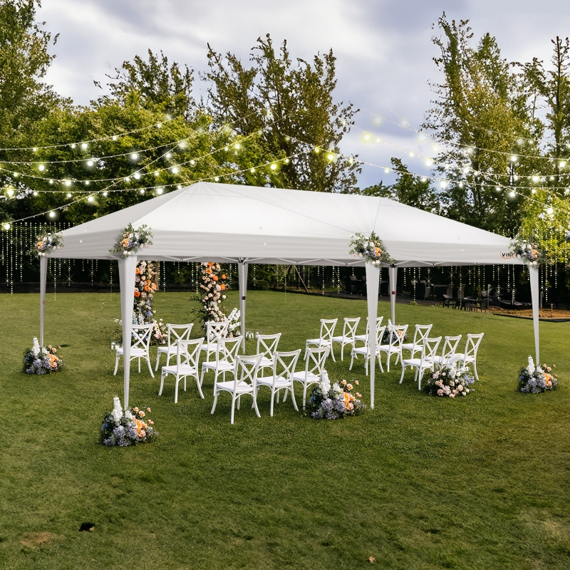 Ktaxon 10'X20' Pop-Up Canopy Tent,Adjustable Height Outdoor Gazebo