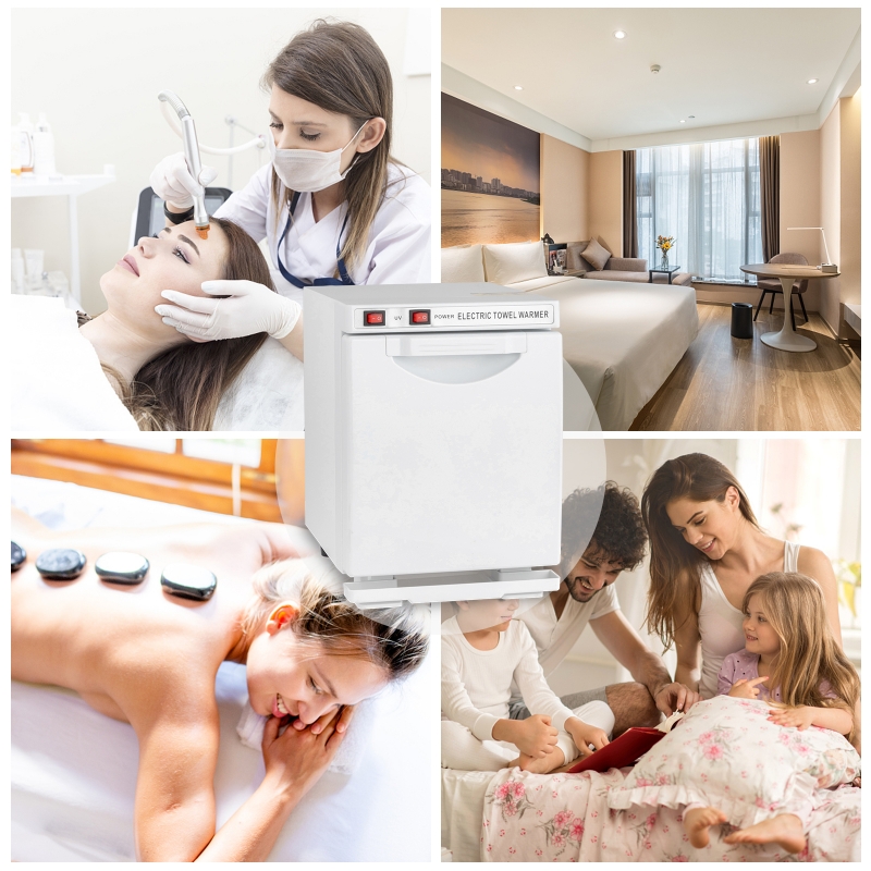Ktaxon 5L Mini Hot Towel Warmer Hot Towels Cabinet, 2-in-1 Spa