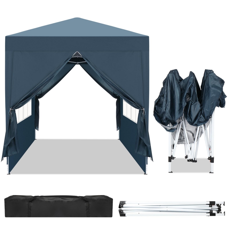 Ktaxon 6.5 x 6.5ft Ez Pop Up Gazebo Canopy Tent for Outdoor