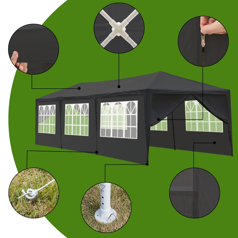 Ktaxon 10' x 30' Canopy Waterproof Party Tent Outdoor Tent 8