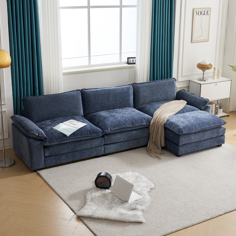 Ktaxon Sectional Sofa L Shaped Couch with Chaise Living Room