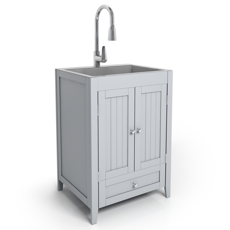 Ktaxon Laundry Cabinet With Sink