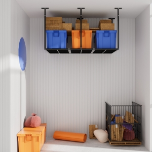 Ktaxon 3x6 Overhead Garage Storage Rack, Heavy Duty Adjustable