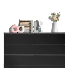 Reviews of Ktaxon 6 Drawer Double Dresser, Kids Dresser, Nursery Dresser Drawer Organizer, Chest Of Drawers, Black - ktaxon Reviews of Ktaxon 6 Drawer Double Dresser, Kids Dresser, Nursery Dresser Drawer Organizer, Chest Of Drawers, Black - ktaxon